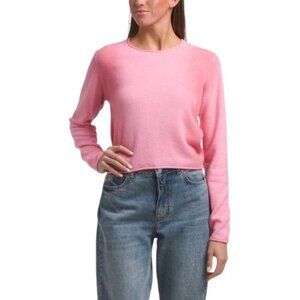 COLORUSH Cashmere Hailey Gradient Crew Neck Sweater